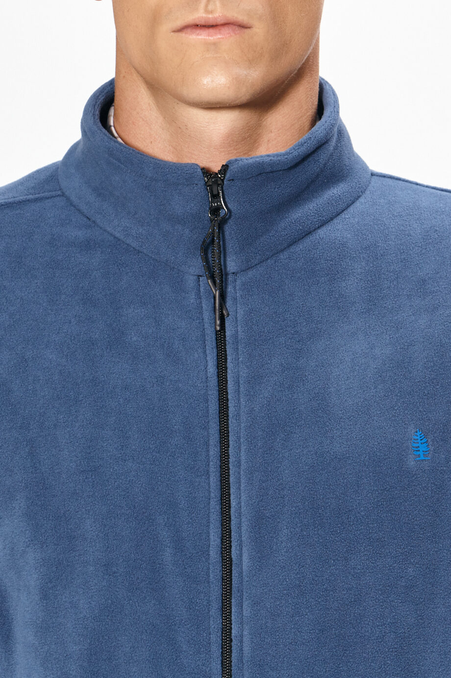 Campera polar con vivos