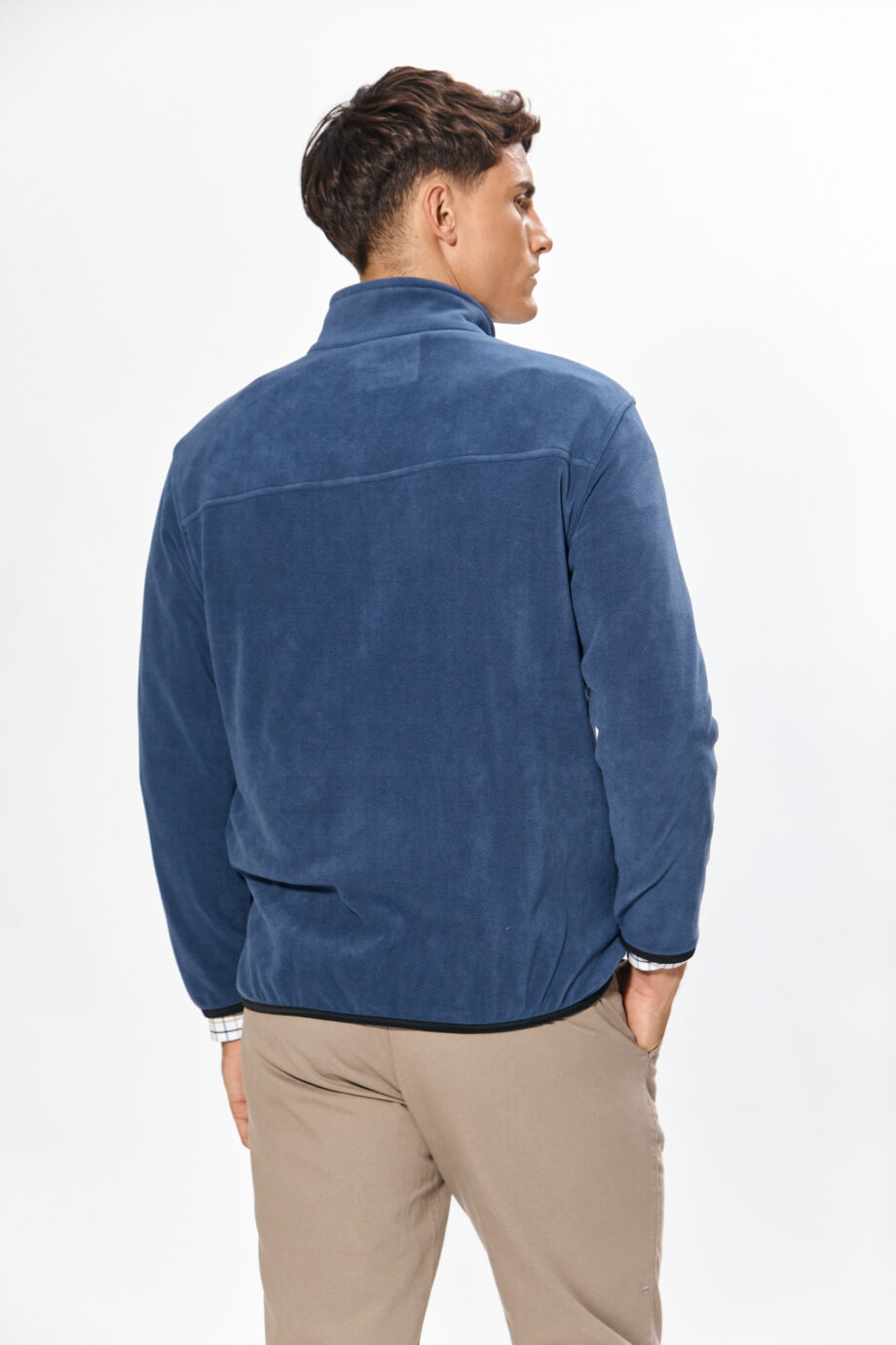 Campera polar con vivos