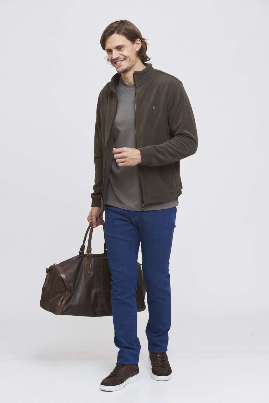 Campera básica de polar soft