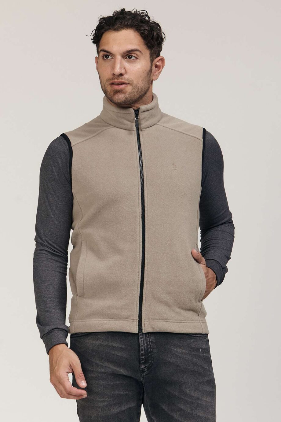 Chaleco básico de polar soft