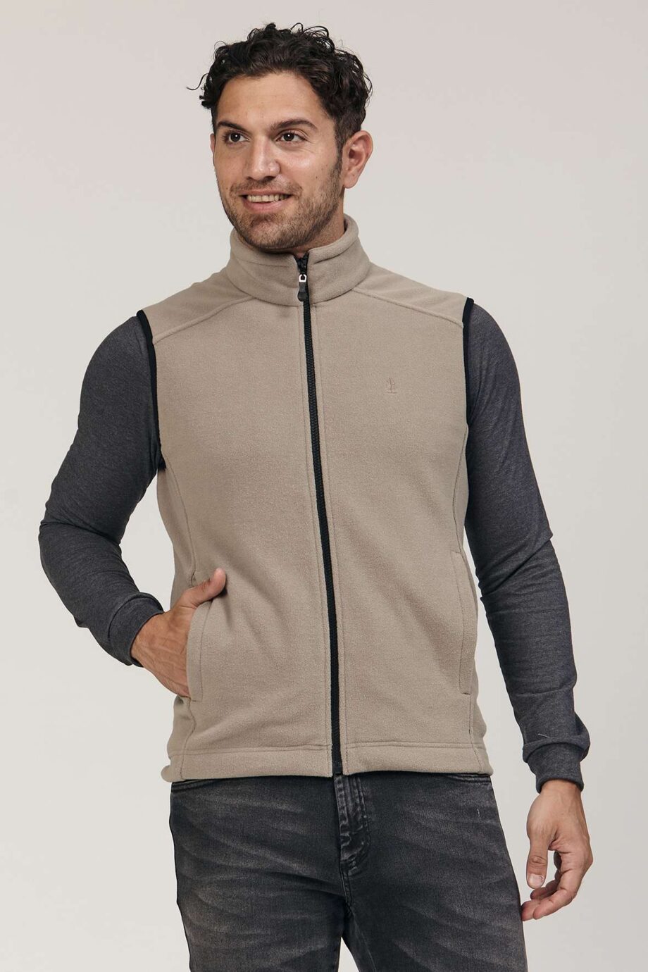 Chaleco básico de polar soft