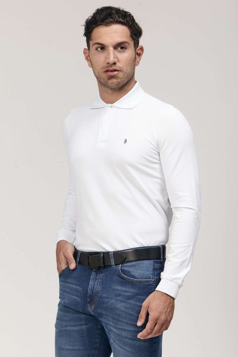 Polo lisa de piqué