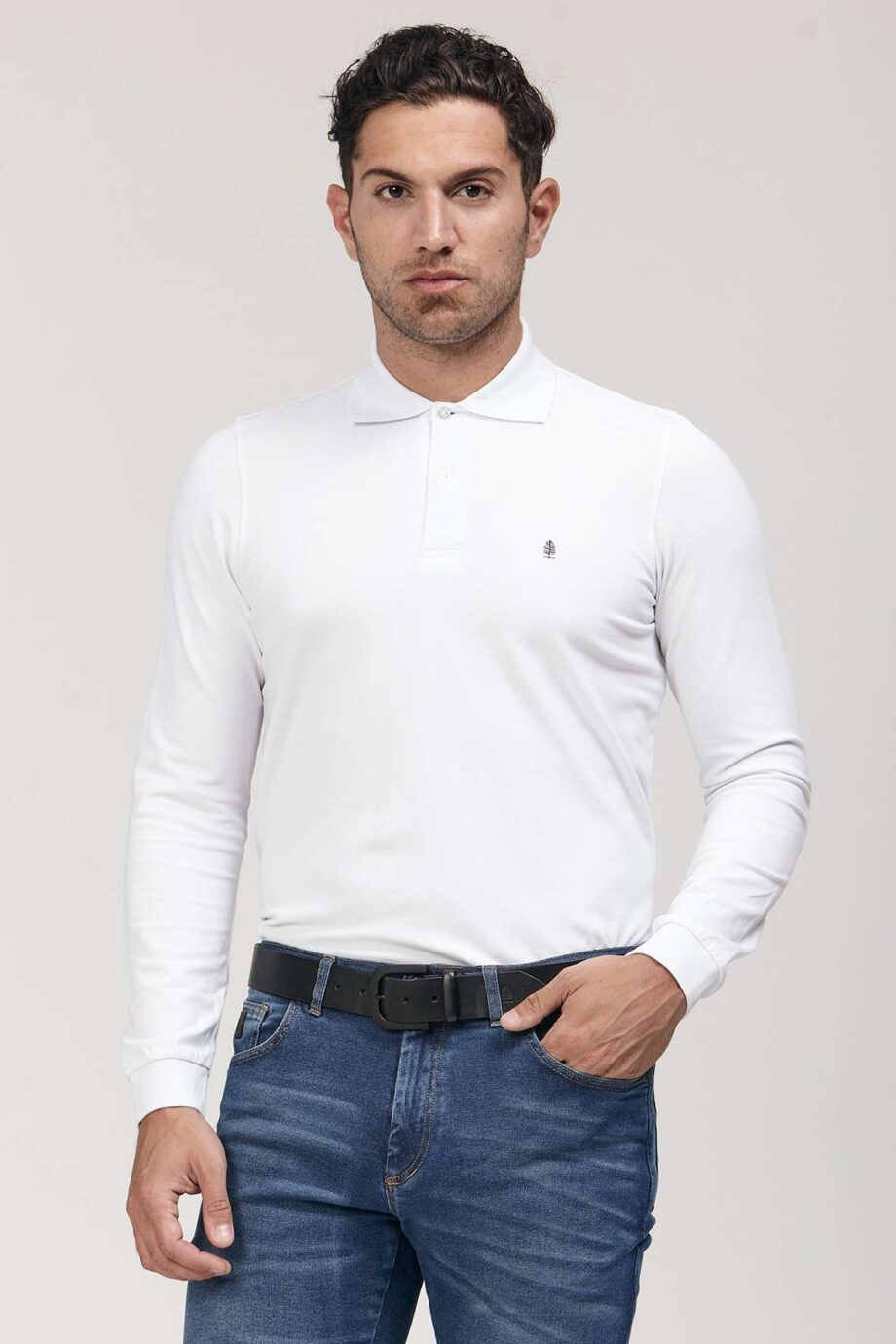 Polo lisa de piqué