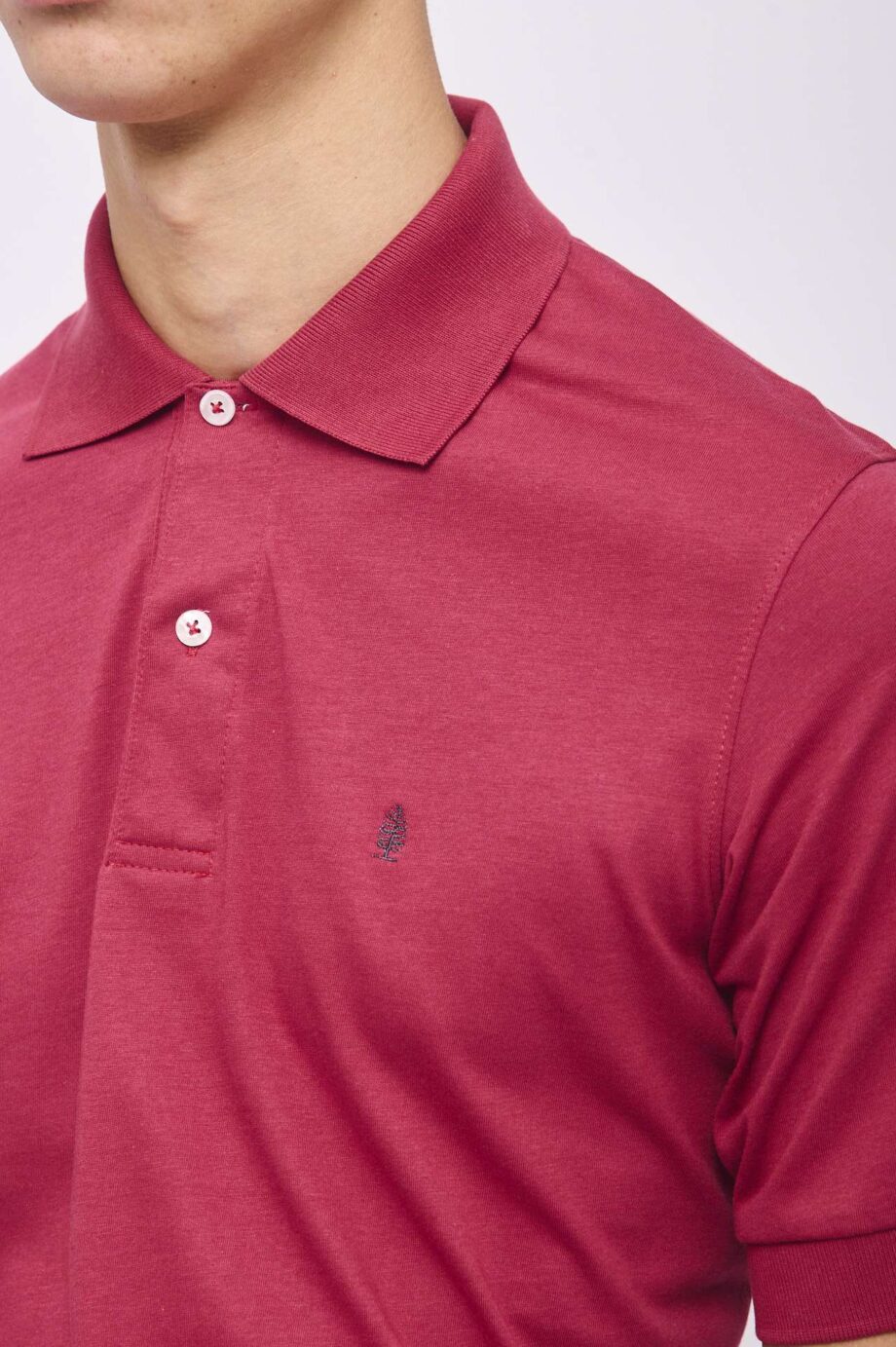 Polo lisa de algodón pima peruano