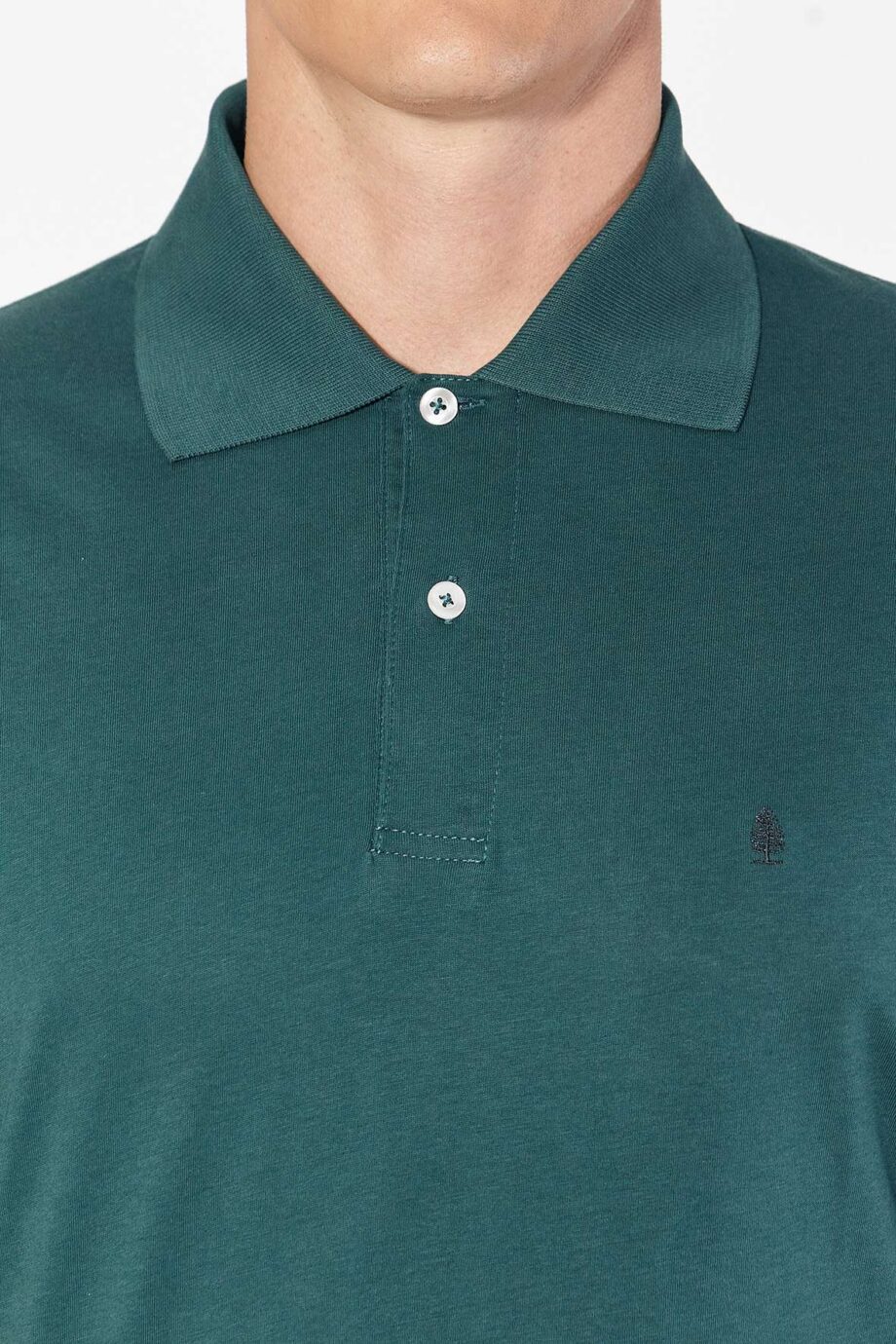 Polo lisa	de jersey peruano
