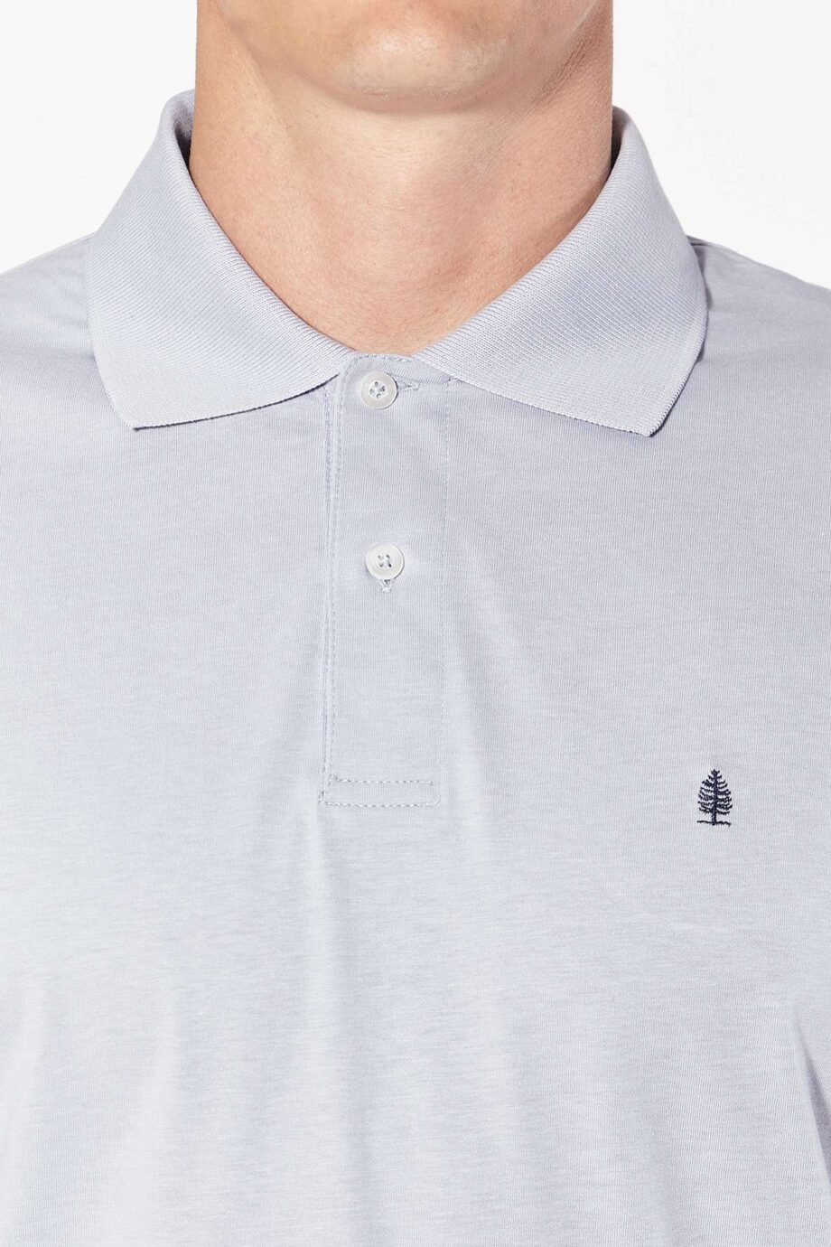 Polo lisa	de jersey peruano