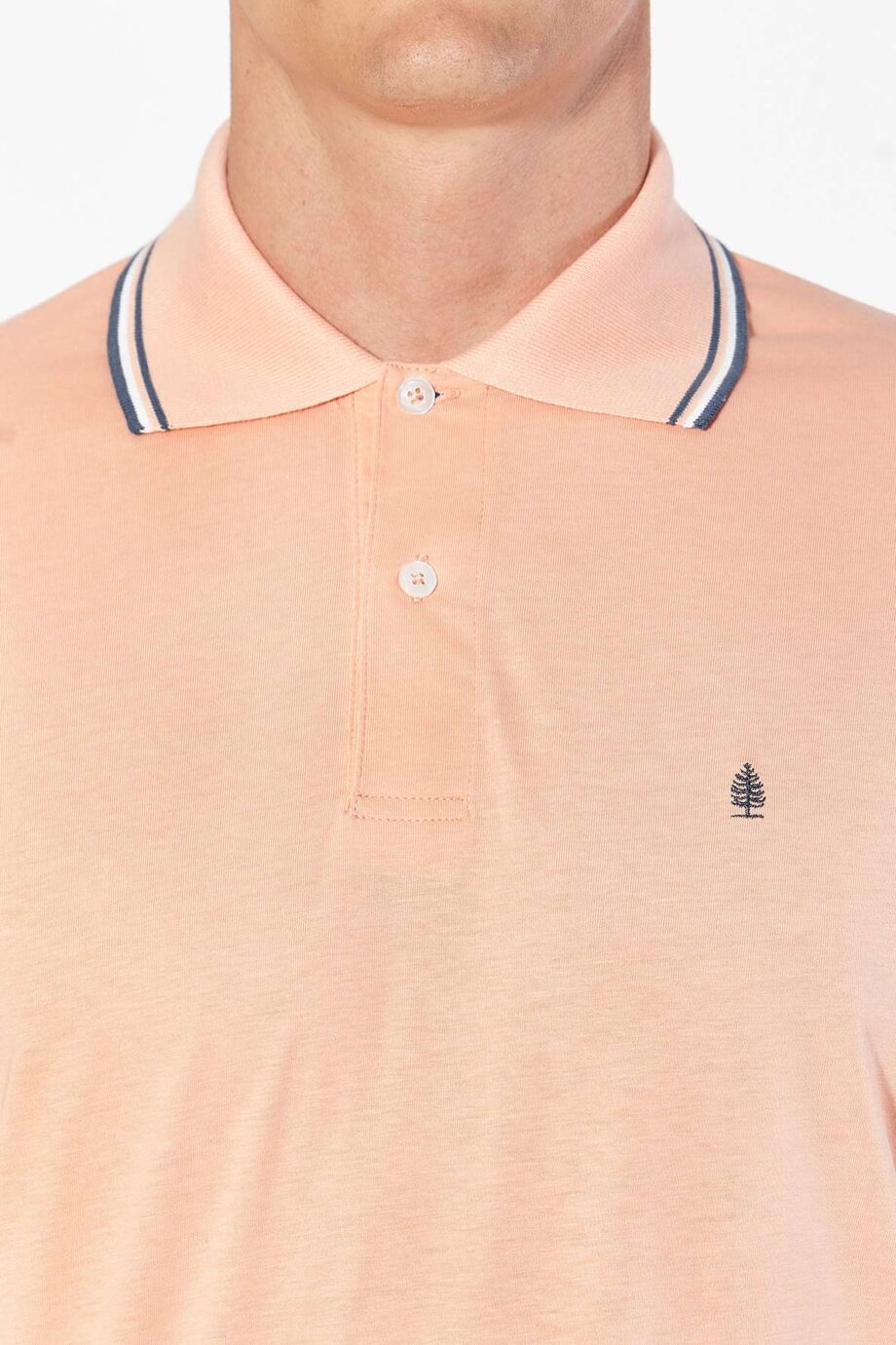 Polo de jersey con 3 vivos