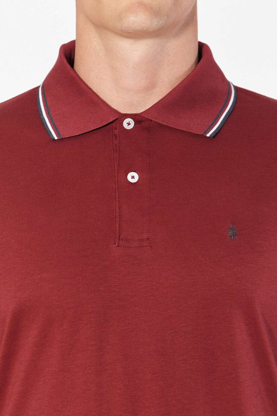 Polo de jersey con 3 vivos