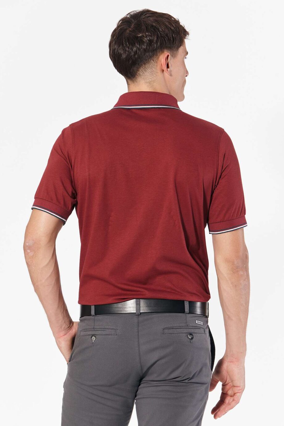 Polo de jersey con 3 vivos