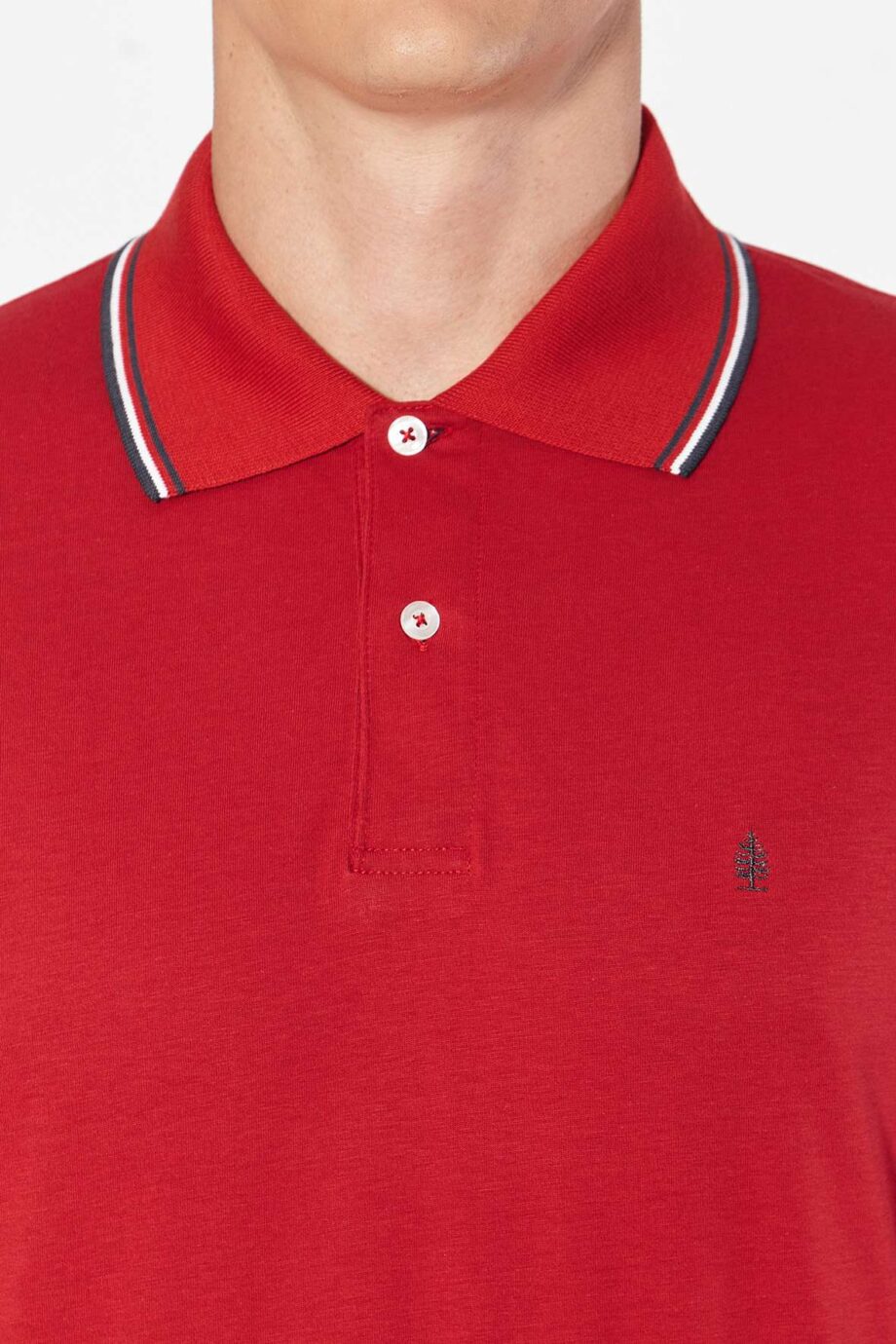 Polo de jersey con 3 vivos