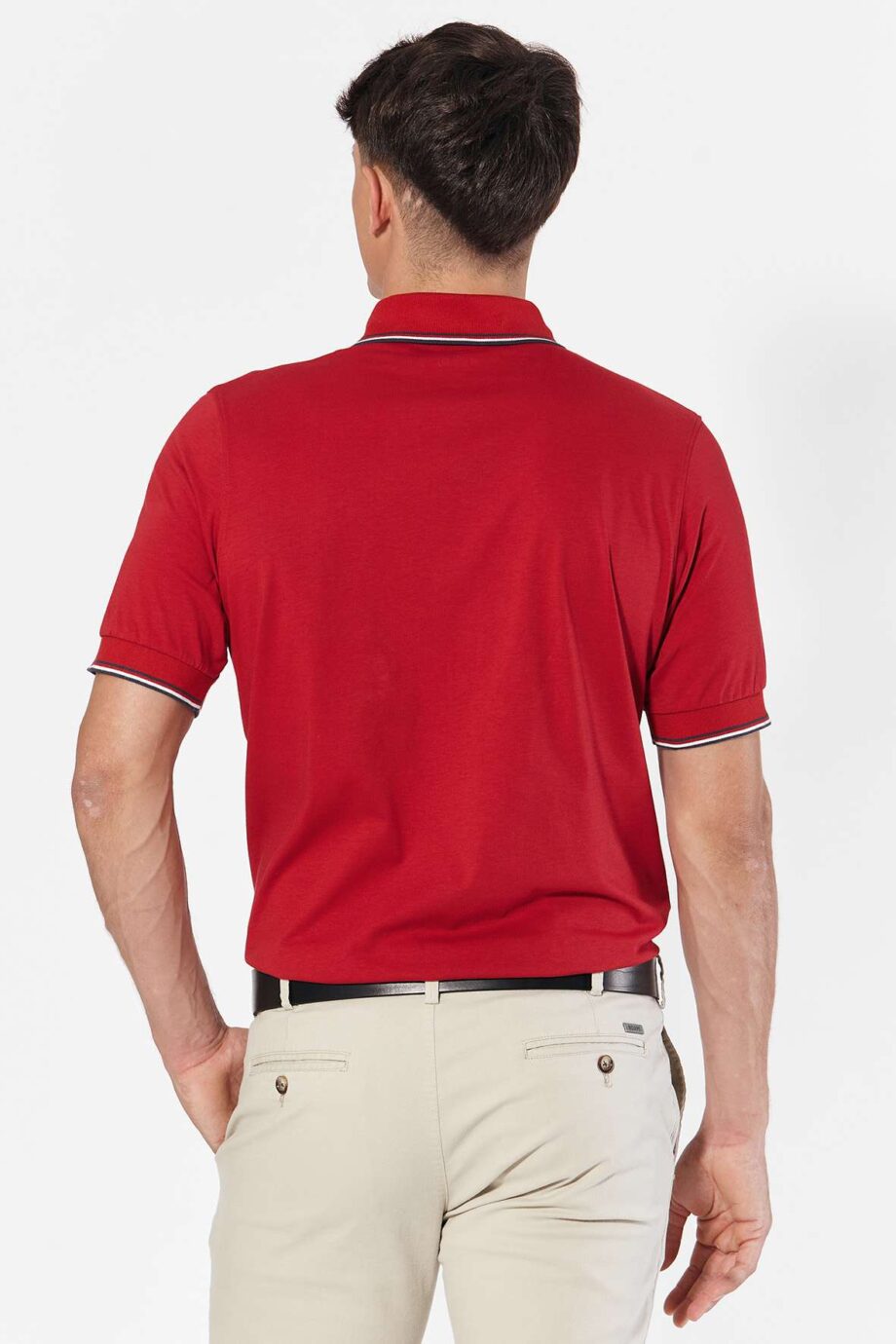 Polo de jersey con 3 vivos