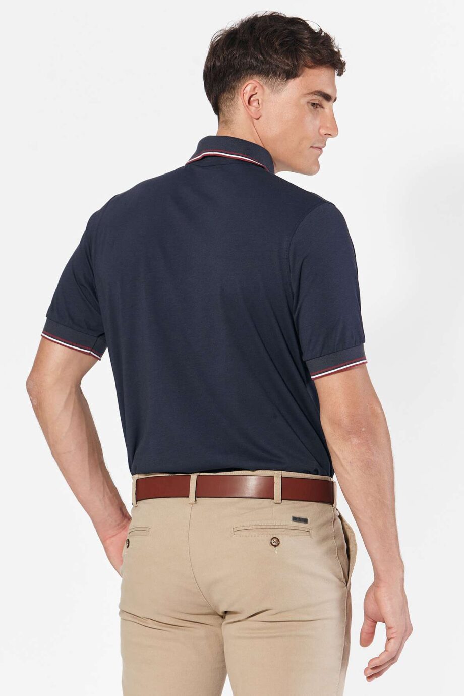 Polo de jersey con 3 vivos