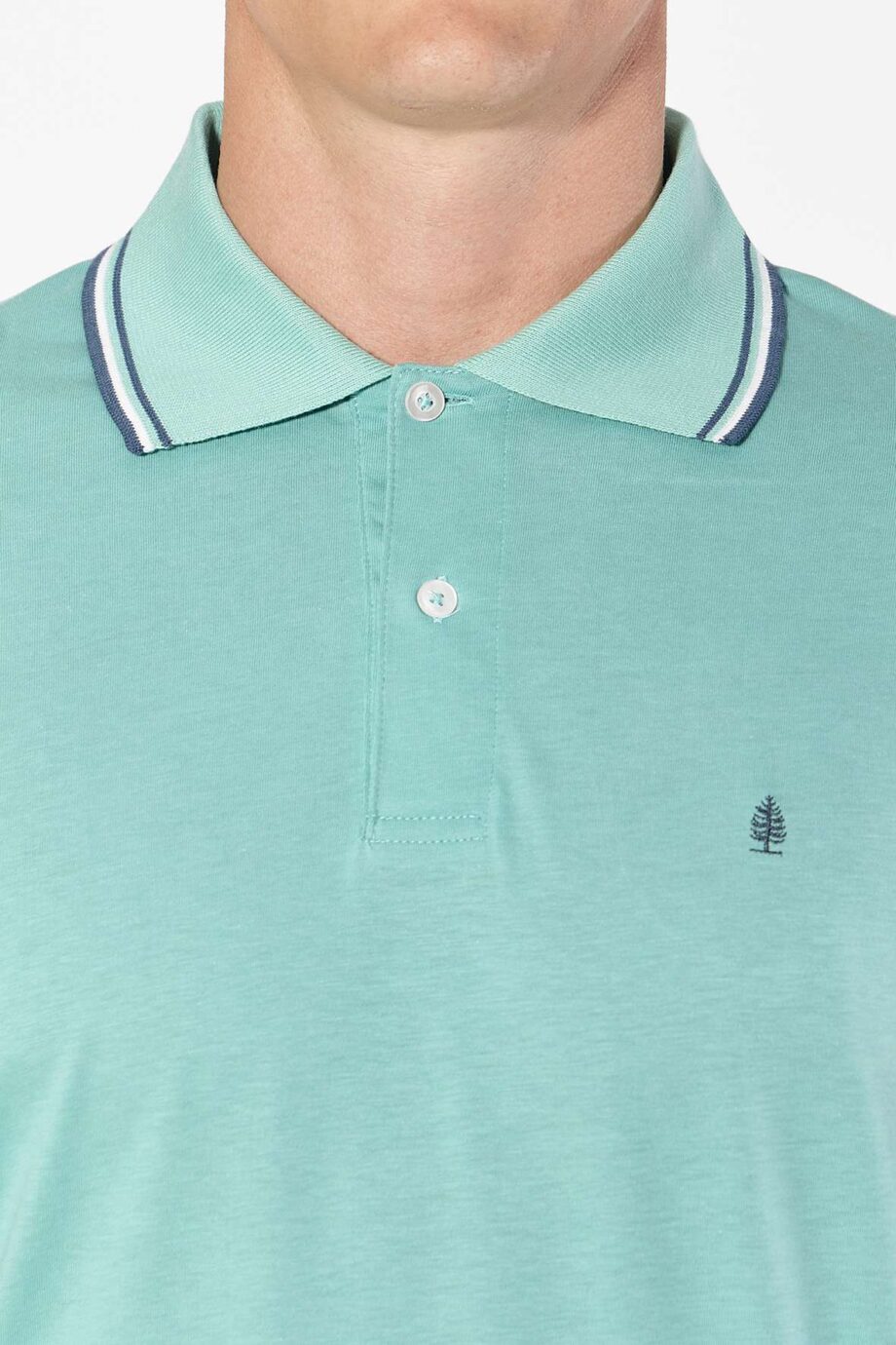 Polo de jersey con 3 vivos