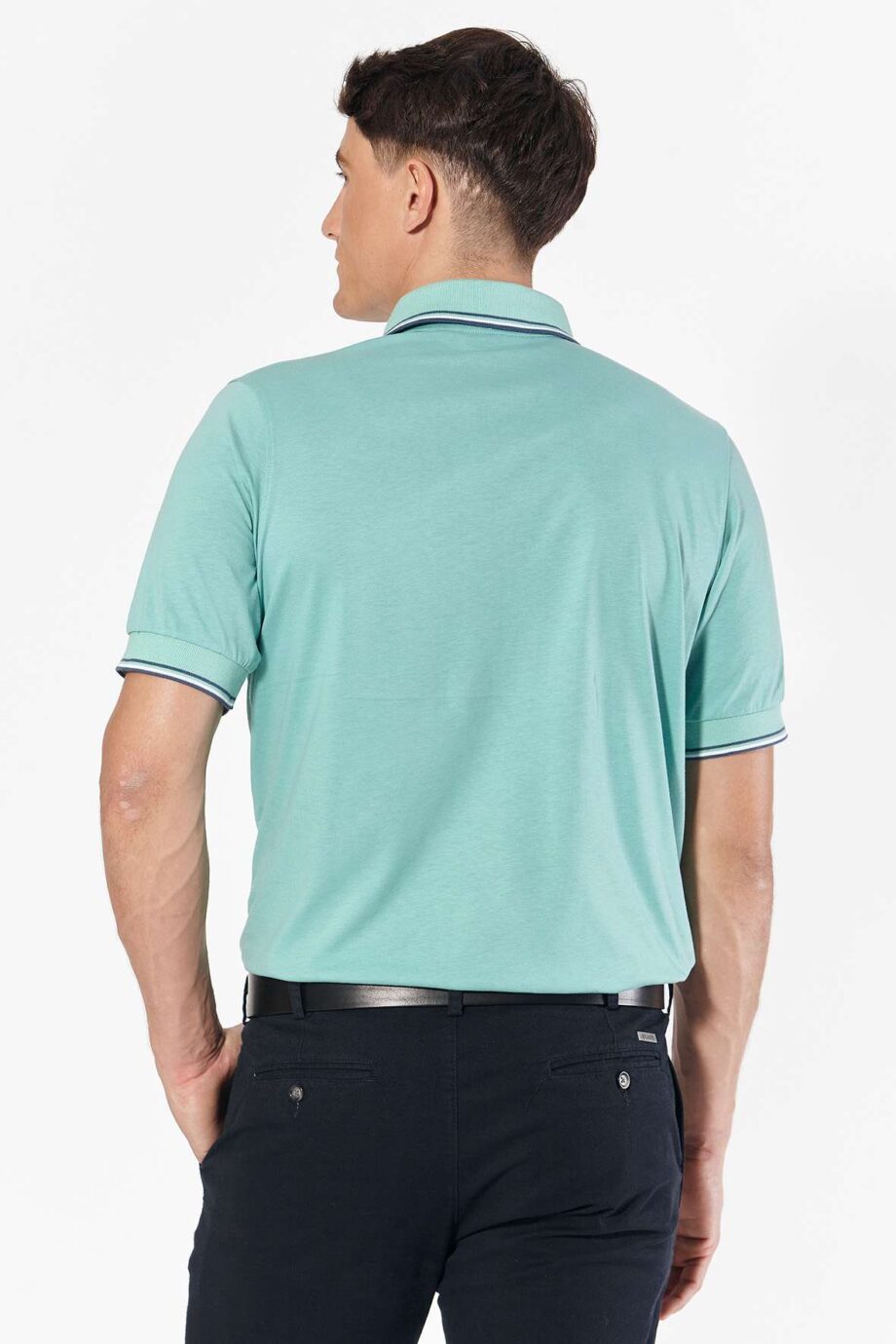 Polo de jersey con 3 vivos