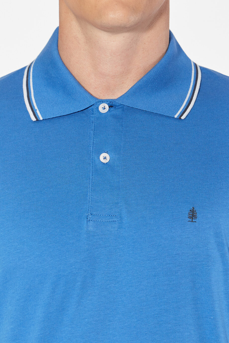 Polo de jersey con 3 vivos