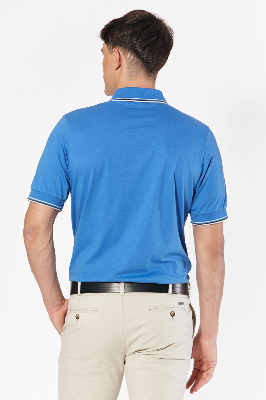 Polo de jersey con 3 vivos