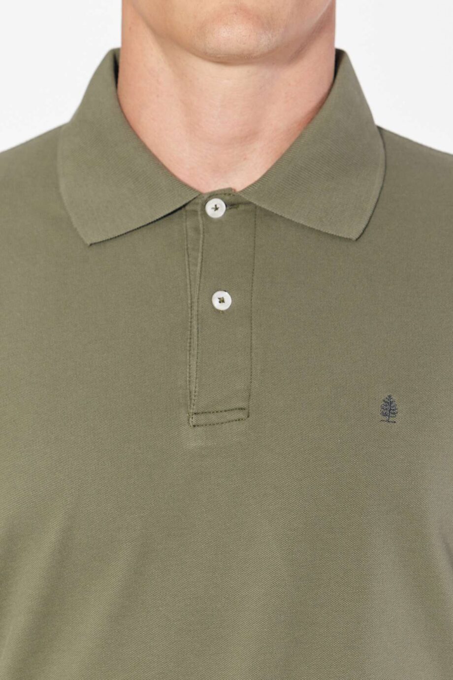 Polo lisa de piqué pima peruano