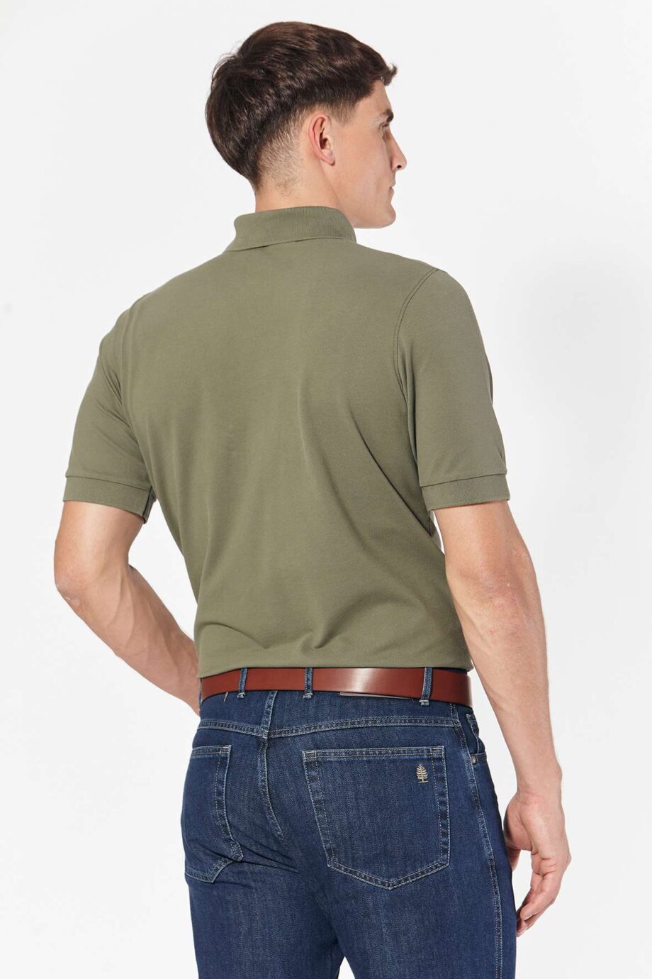 Polo lisa de piqué pima peruano