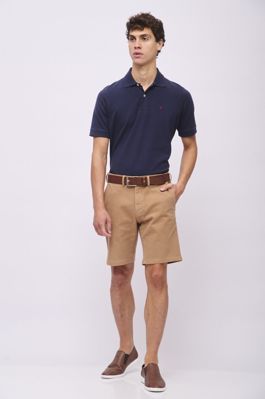 Polo lisa de piqué pima peruano