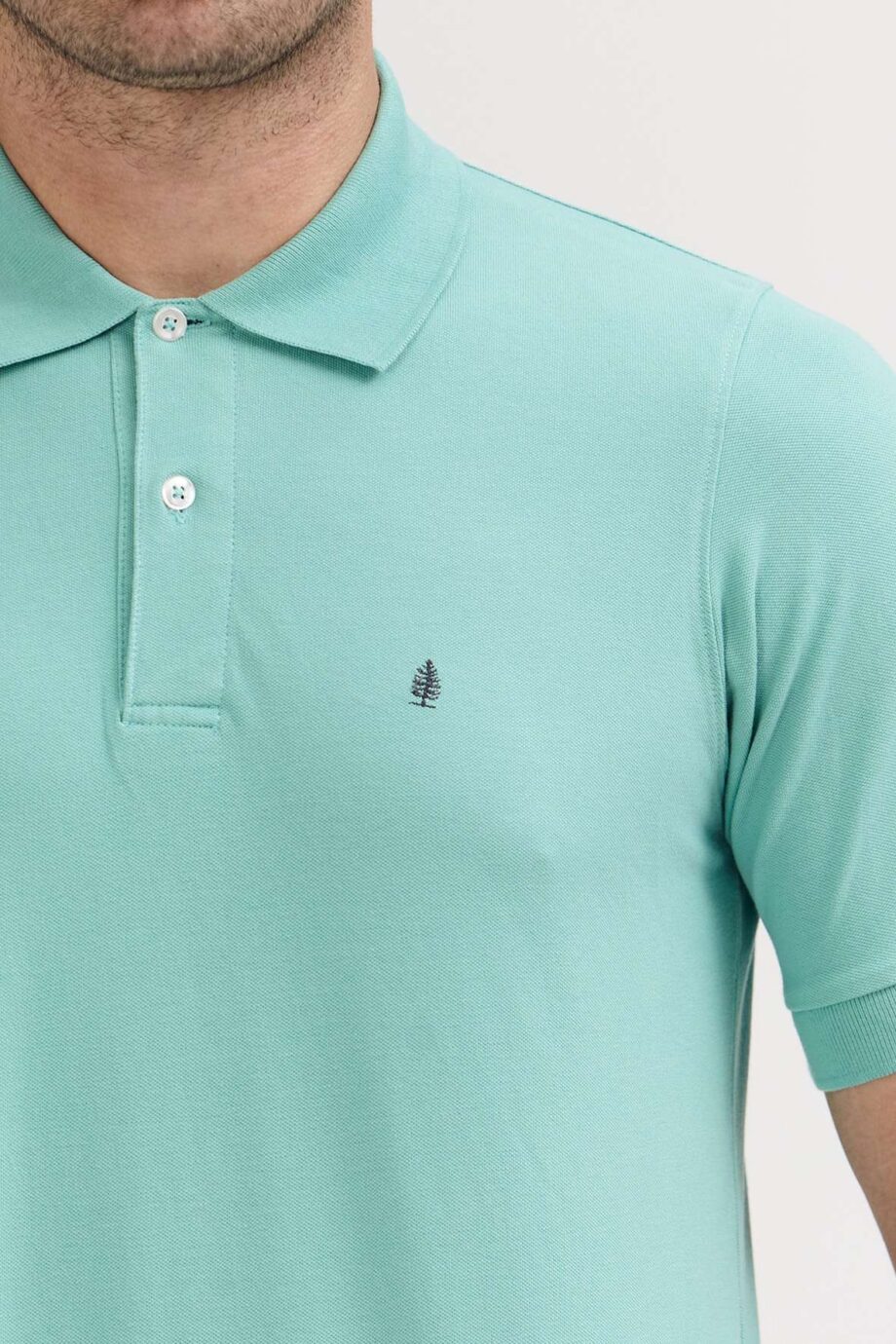 Polo lisa de piqué pima peruano