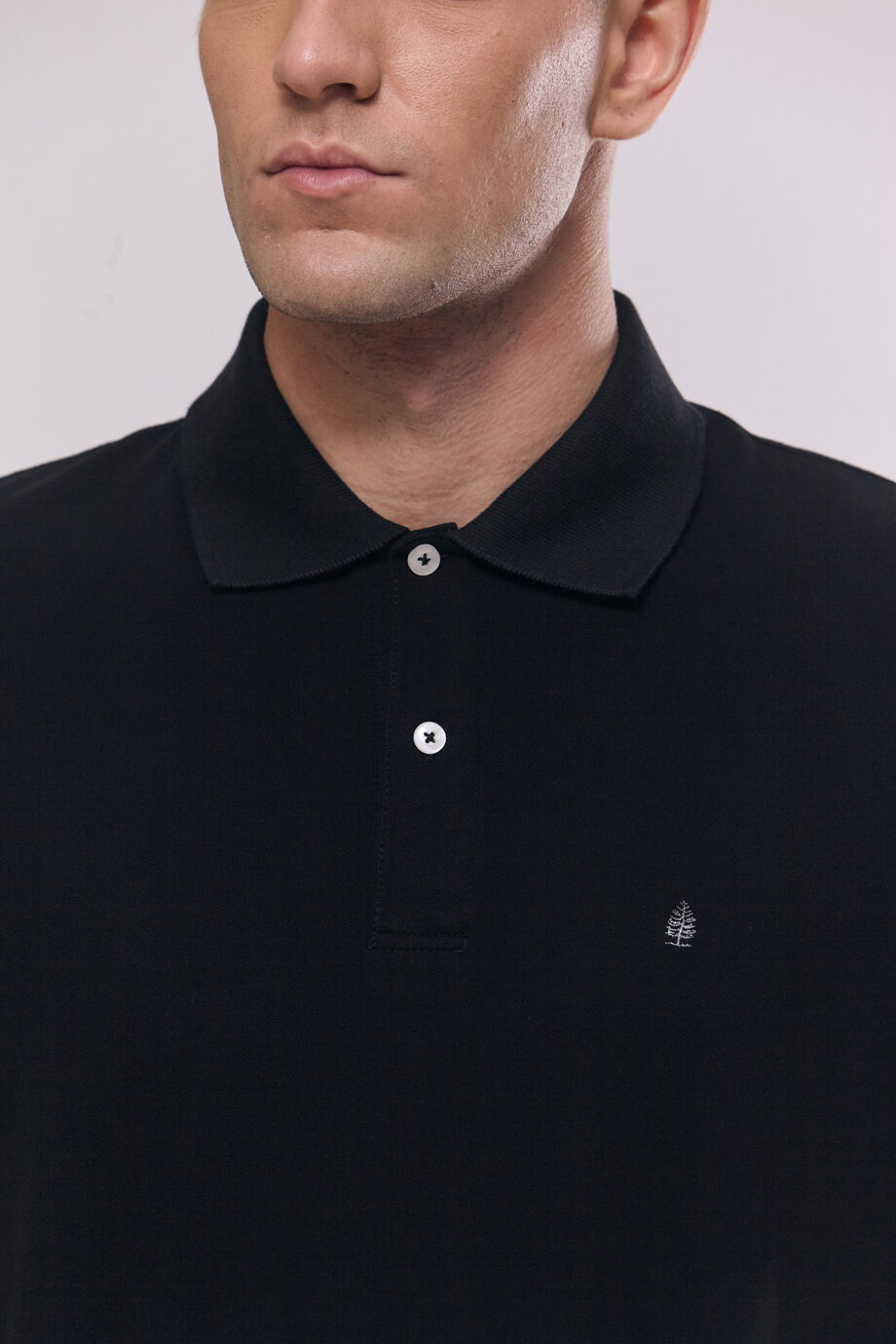Polo lisa de piqué pima peruano