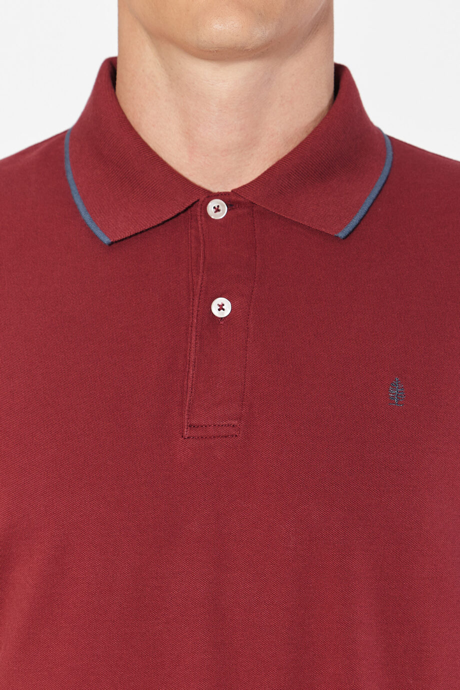 Polo de piqué pima peruano con vivo
