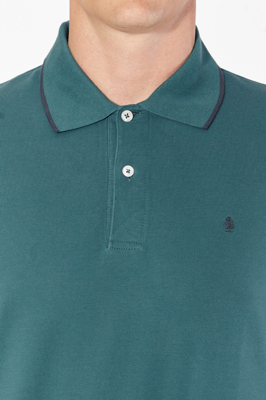 Polo de piqué pima peruano con vivo