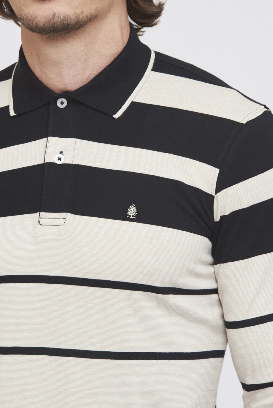 Polo rayada de jersey