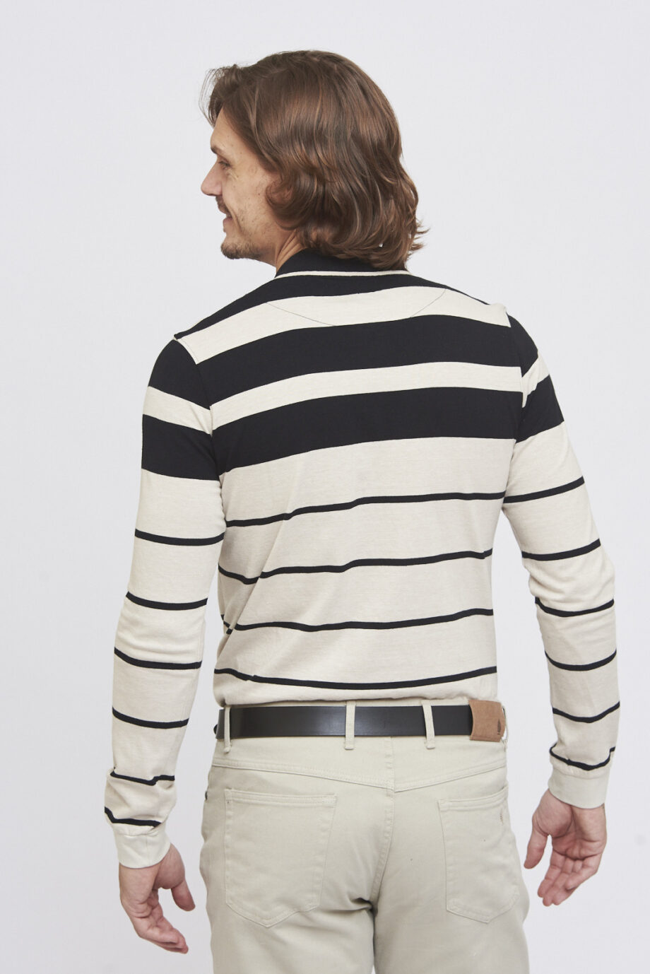 Polo rayada de jersey