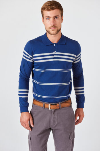 Polo rayada de jersey