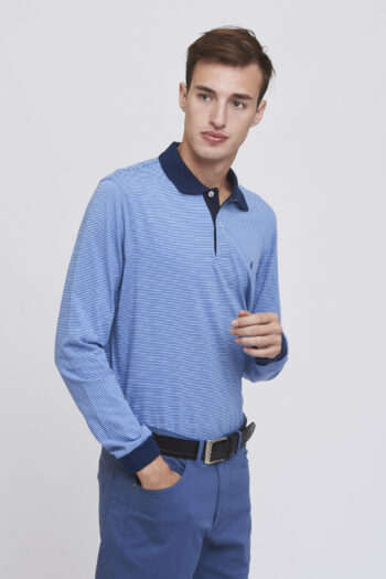 Polo rayada de jersey
