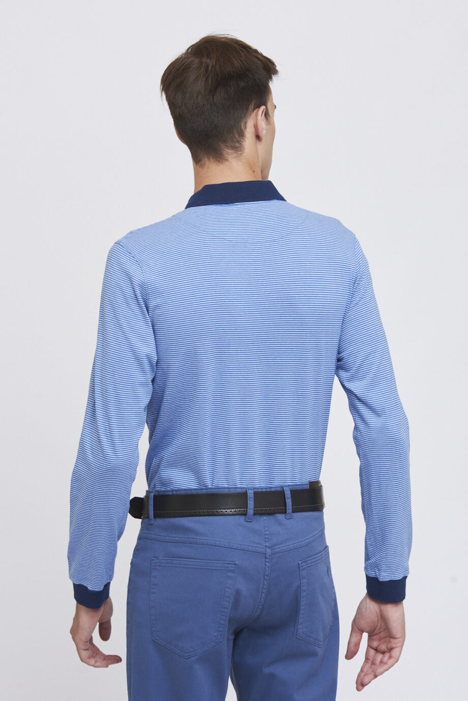 Polo rayada de jersey