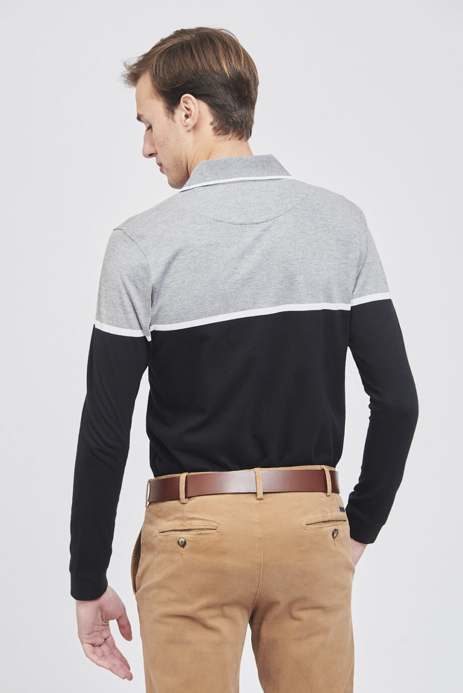 Polo rayada de jersey