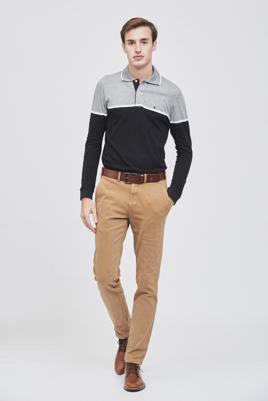 Polo rayada de jersey