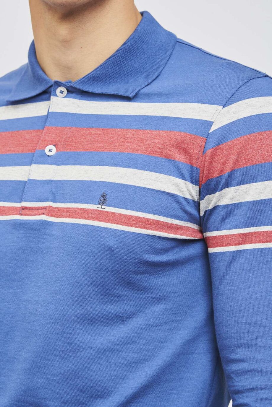 Polo rayada de jersey
