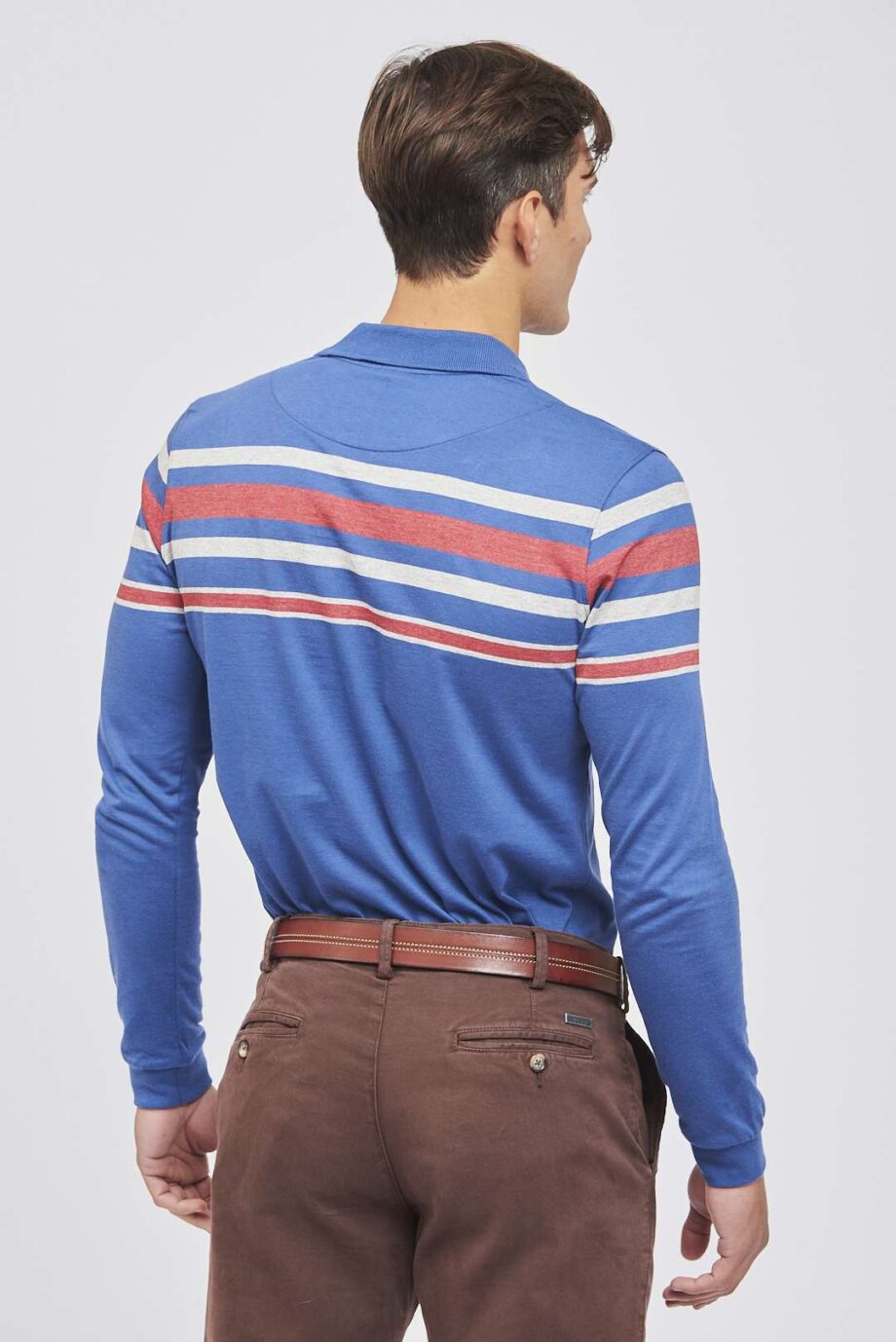 Polo rayada de jersey