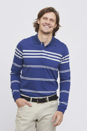 Polo rayada de jersey