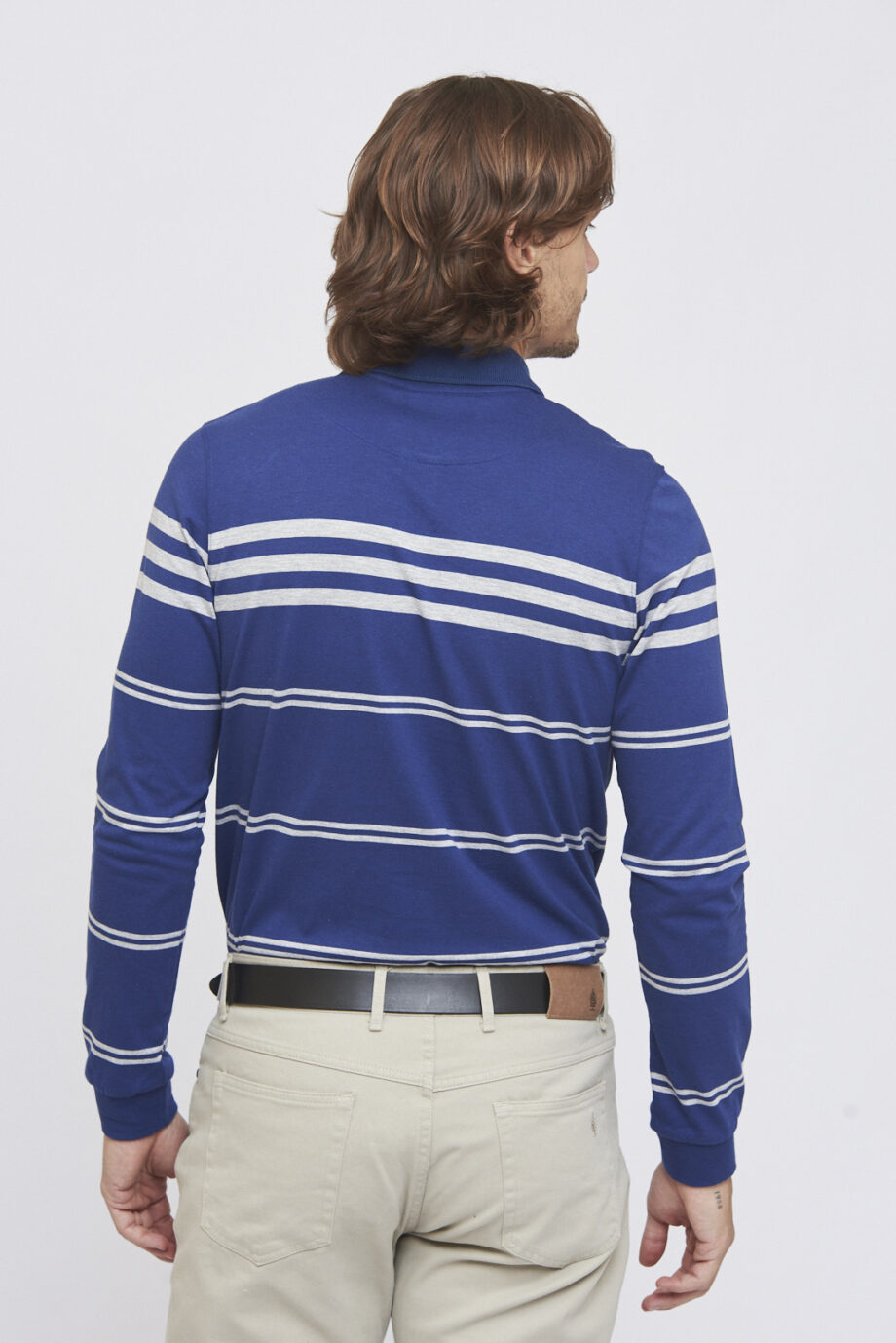 Polo rayada de jersey