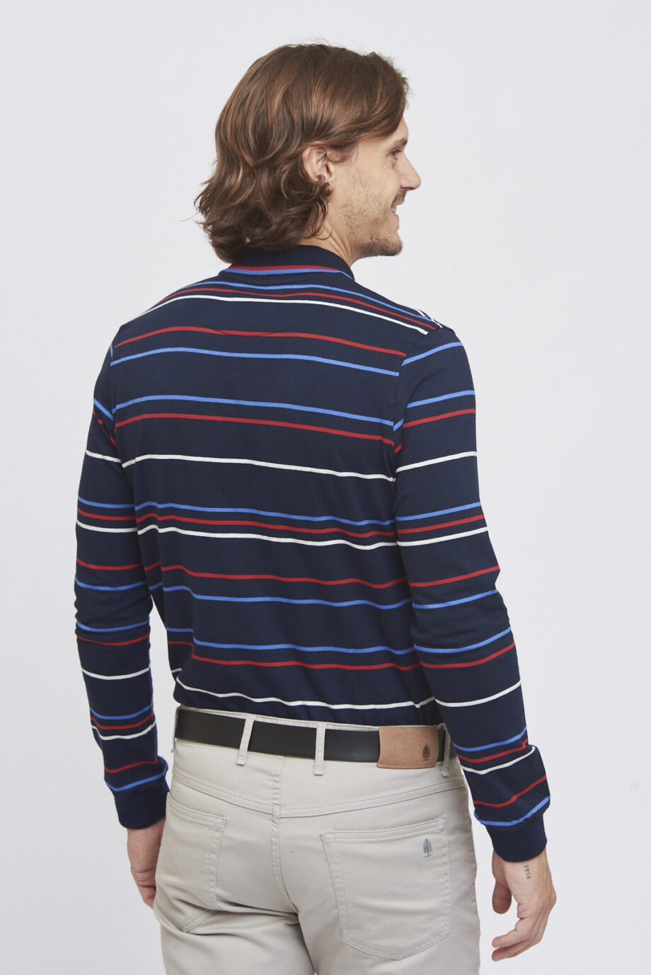 Polo rayada de jersey