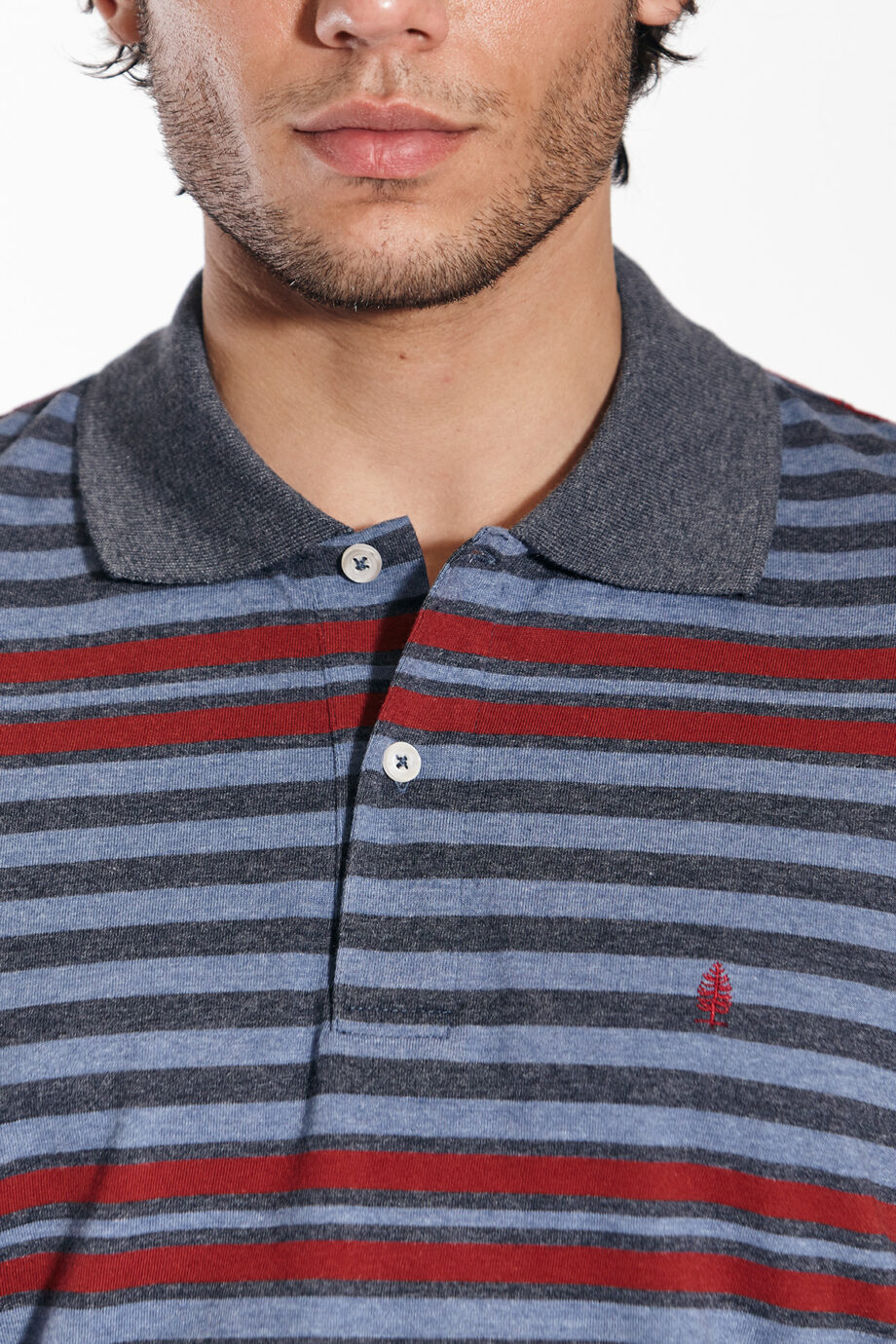 Polo rayada de jersey