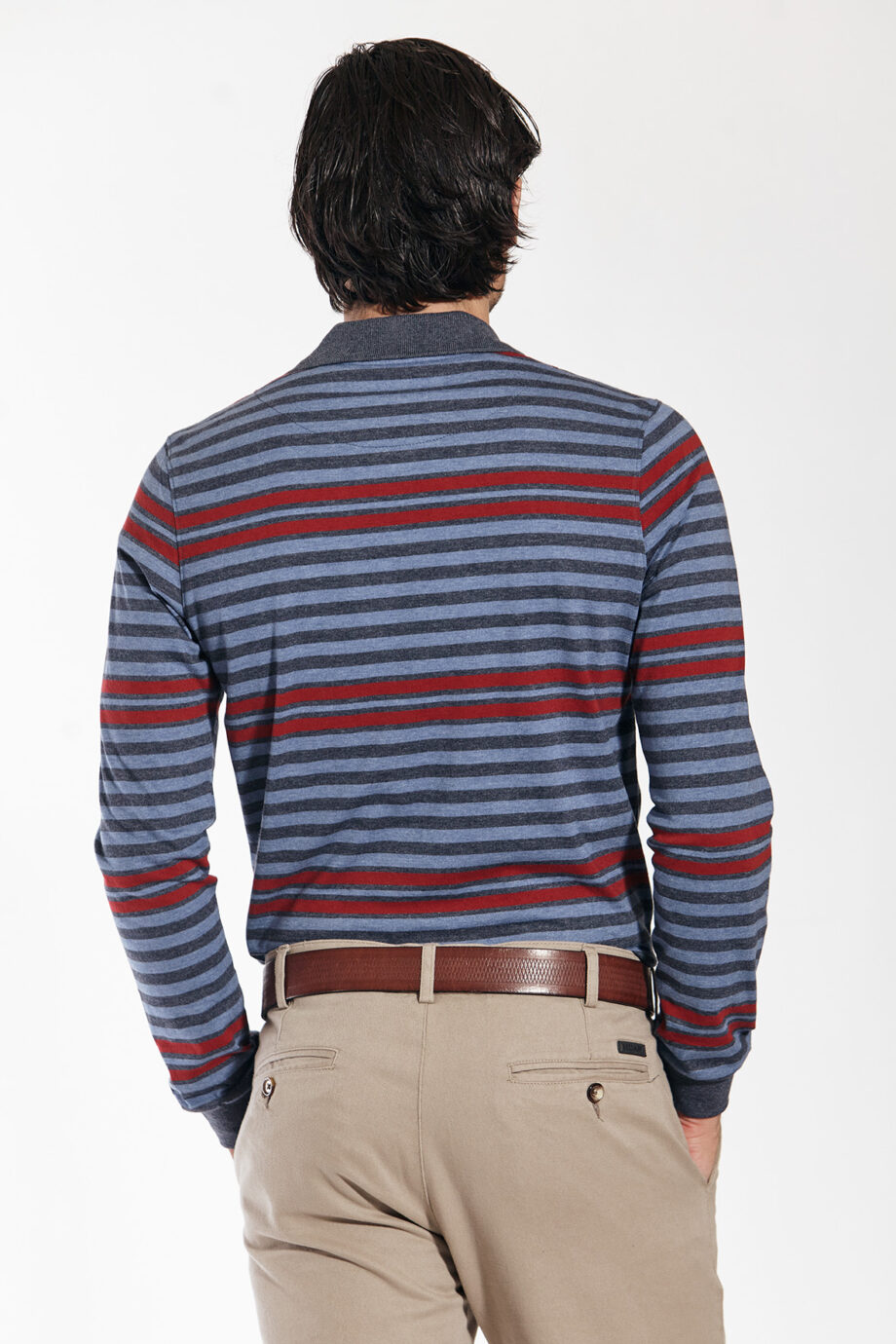 Polo rayada de jersey
