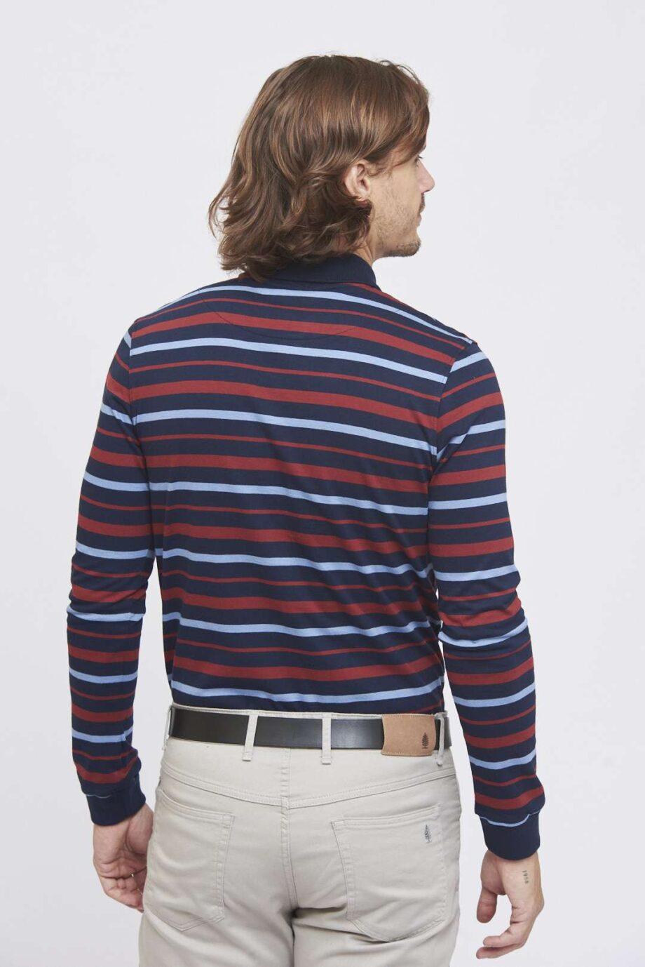 Polo rayada de jersey