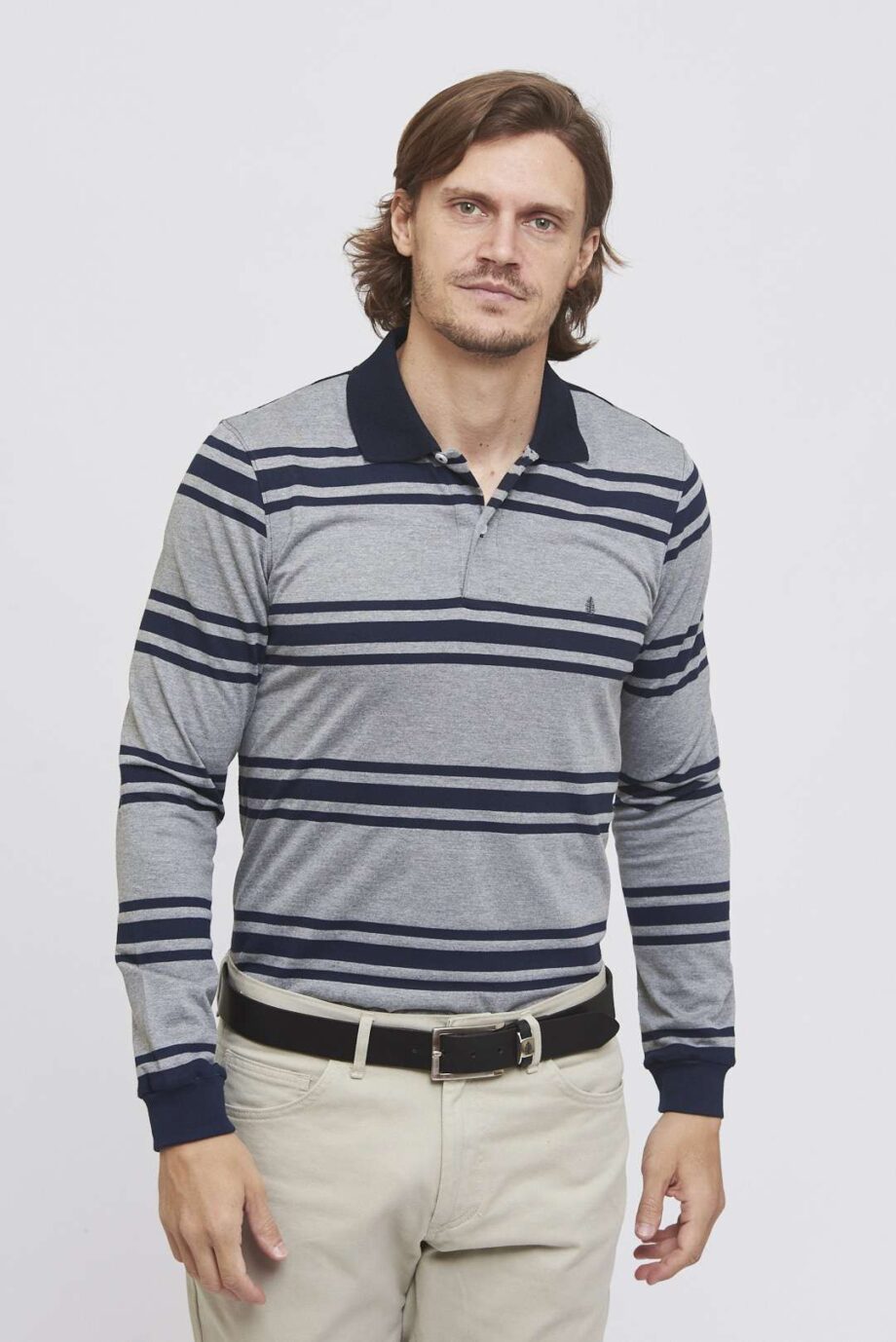 Polo rayada de jersey