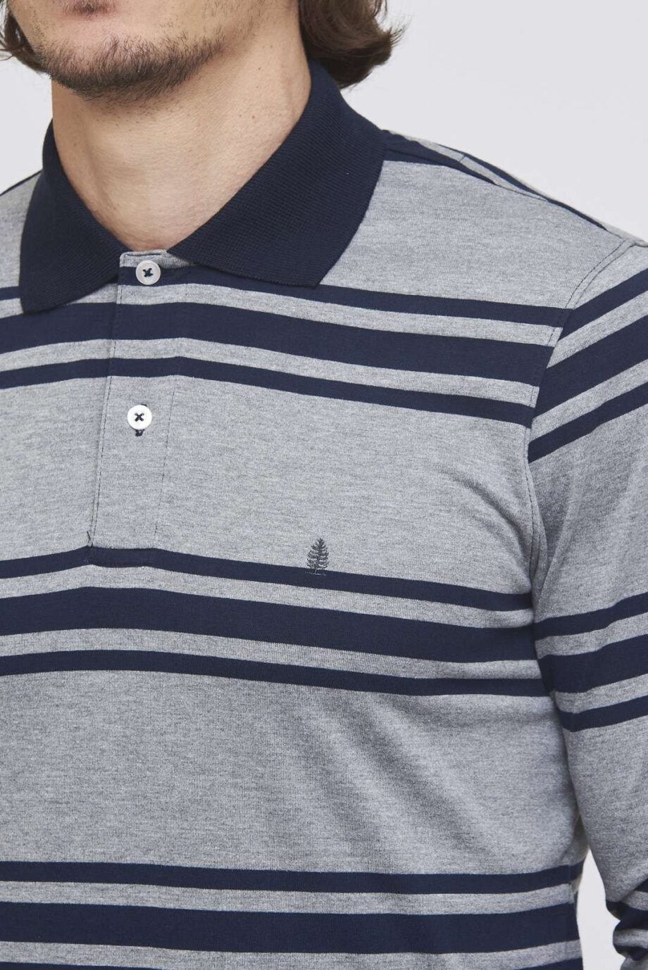 Polo rayada de jersey