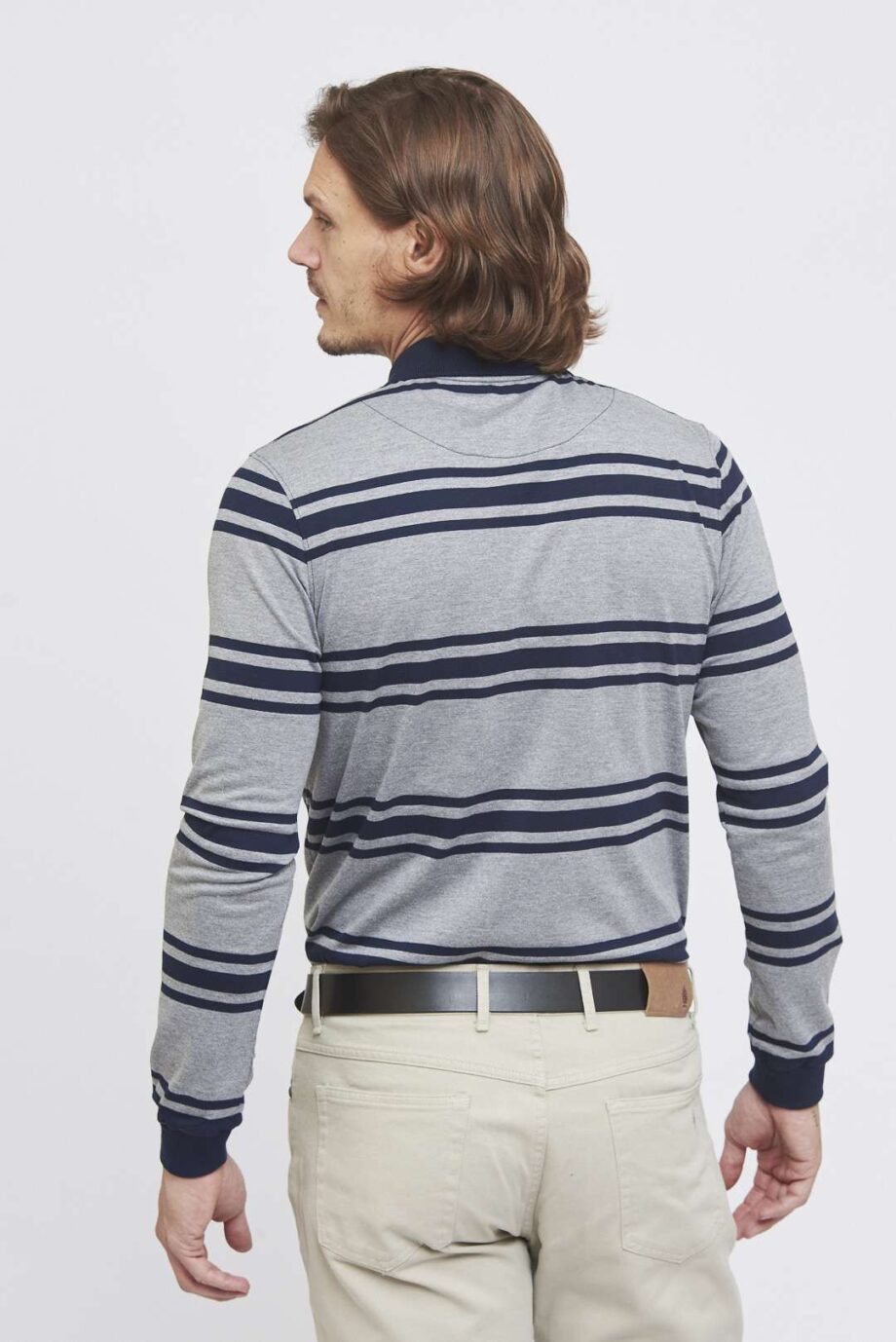 Polo rayada de jersey