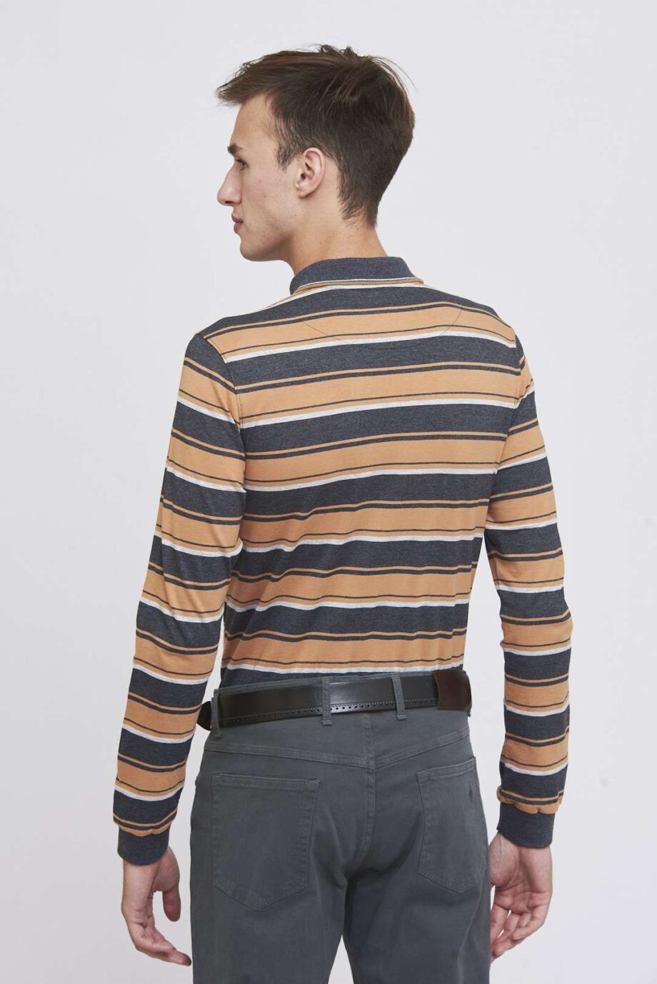 Polo rayada de jersey