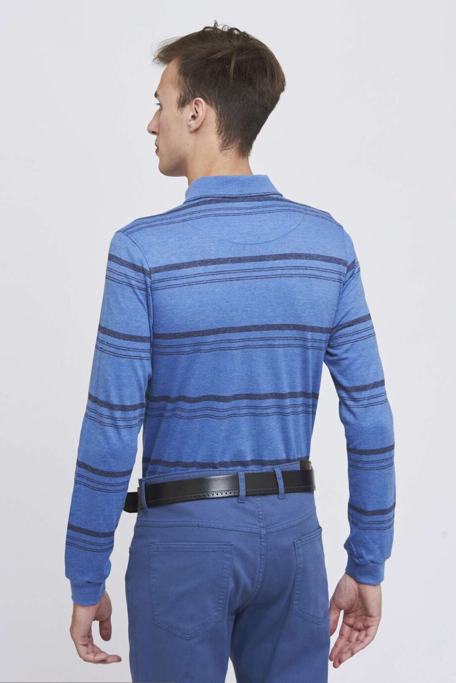 Polo rayada de jersey