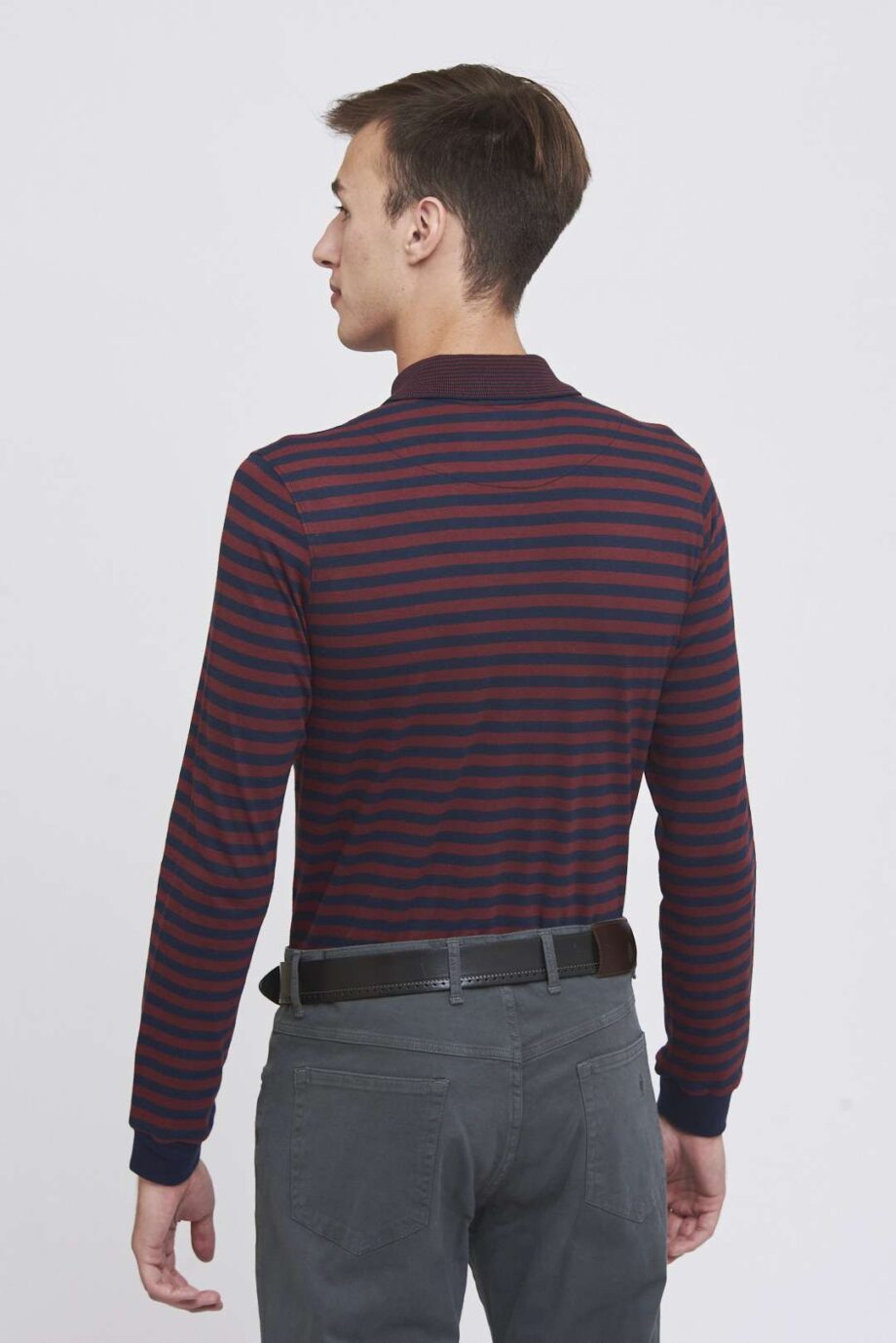 Polo rayada de jersey