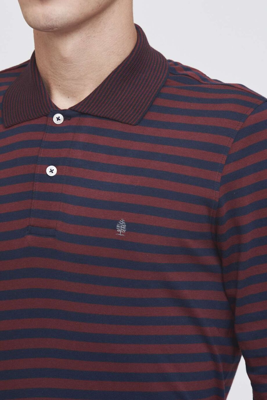 Polo rayada de jersey