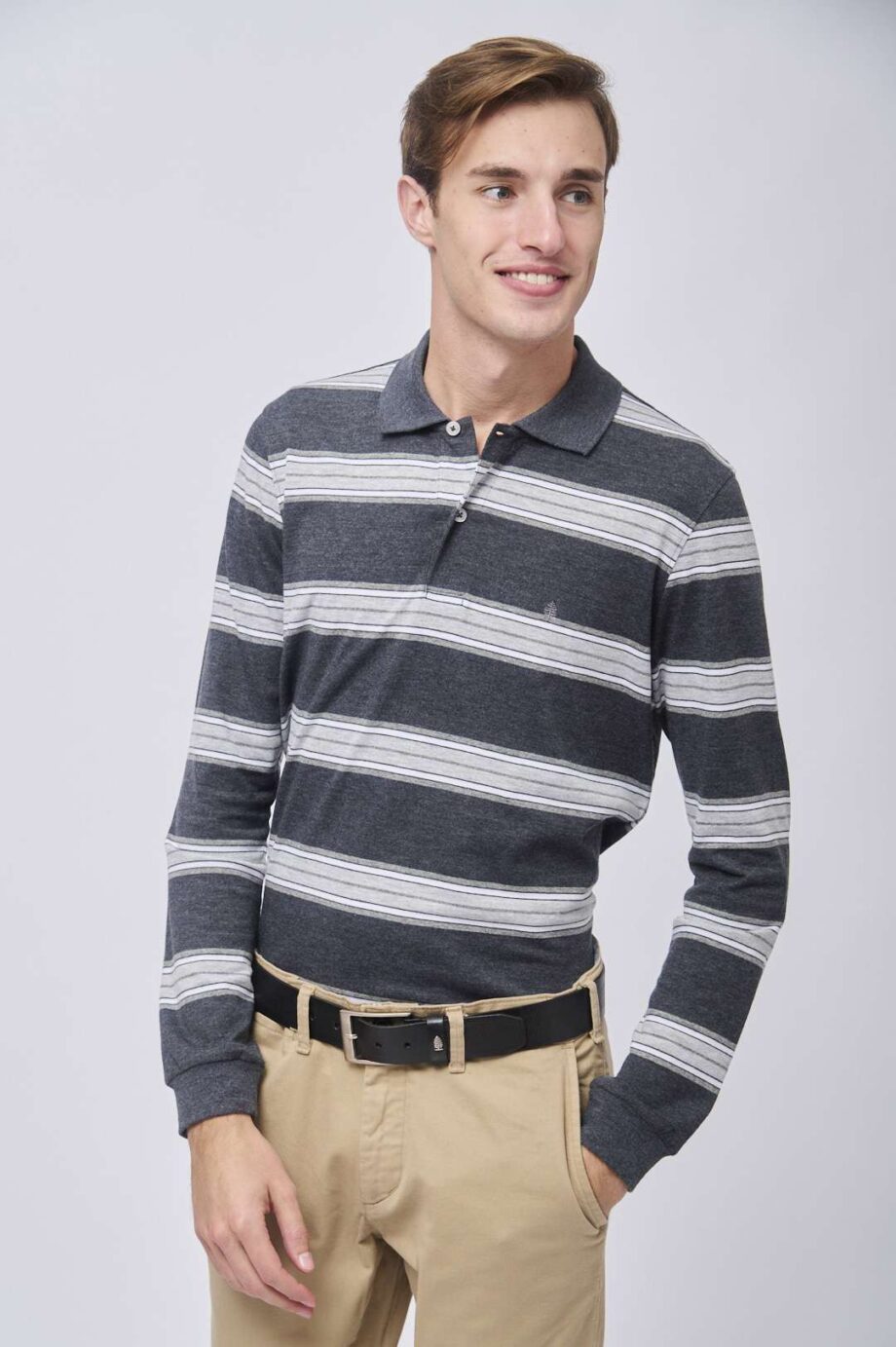 Polo rayada de jersey